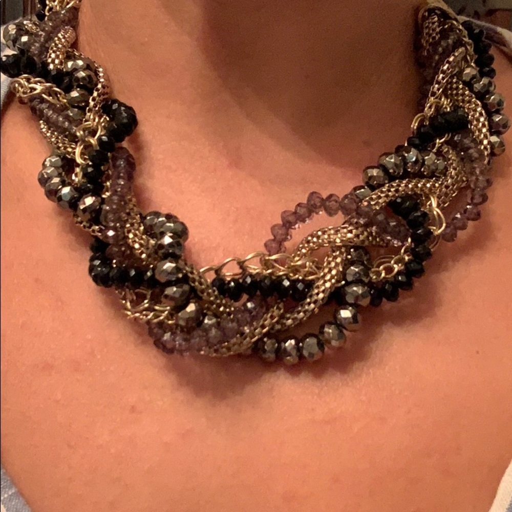 Unique Short Braided Necklace